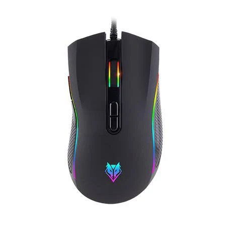 เมาส์เกมมิ่ง Nubwo Plesios Nm-89m สีดํา
